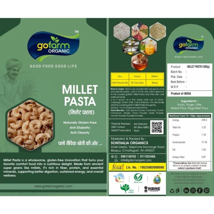 Multi Millet Pasta – 180g - Image 2