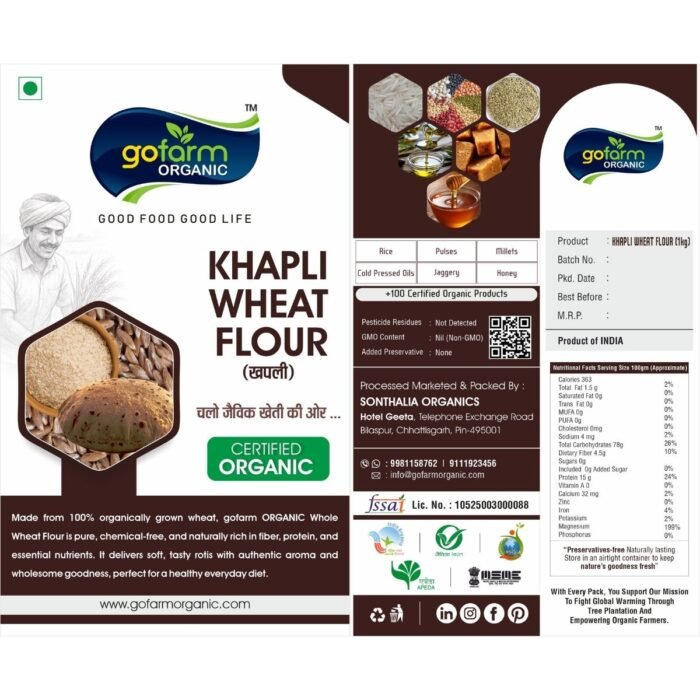 Wheat Khapli (Emmer Wheat) – 1kg - Image 2