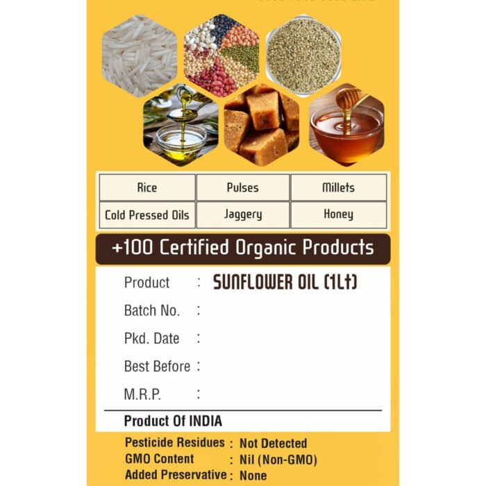 Sunflower Oil – 1Lt - Image 2