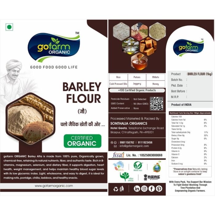 Barley Flour (Jau Aata) – 1kg - Image 2