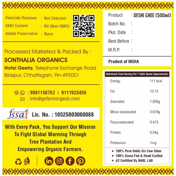 A2 Ghee – 500ml - Image 3