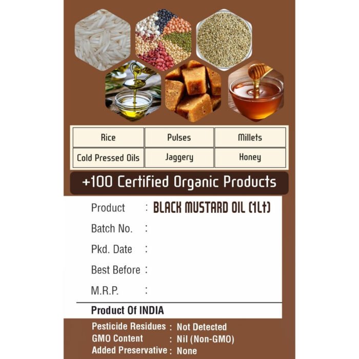 Black Mustard Oil – 1Lt - Image 2