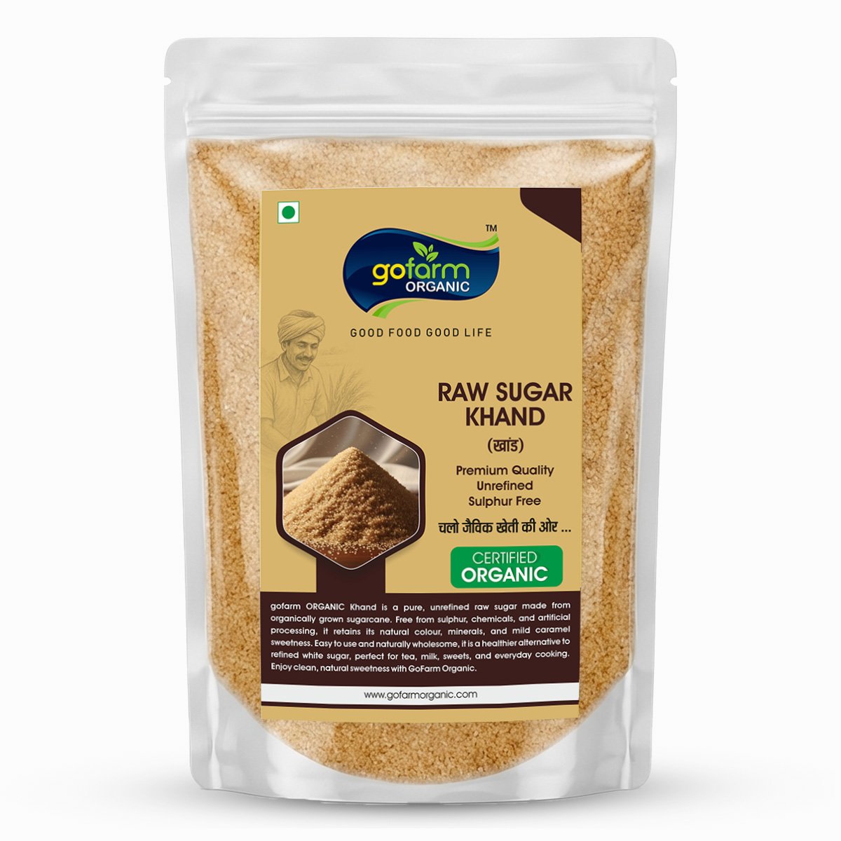 Raw Sugar Khand Raw Sugar Khand – 1kg - Image 1